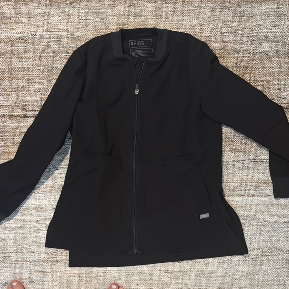 Black Zip-Up Jacket